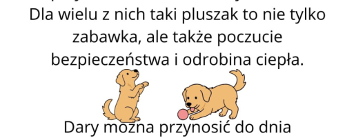 Zbiórka pluszaków dla piesków
